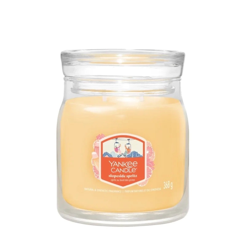 Yankee Candle Slopeside Spritz střední sójová svíčka se dvěma knoty 368 g