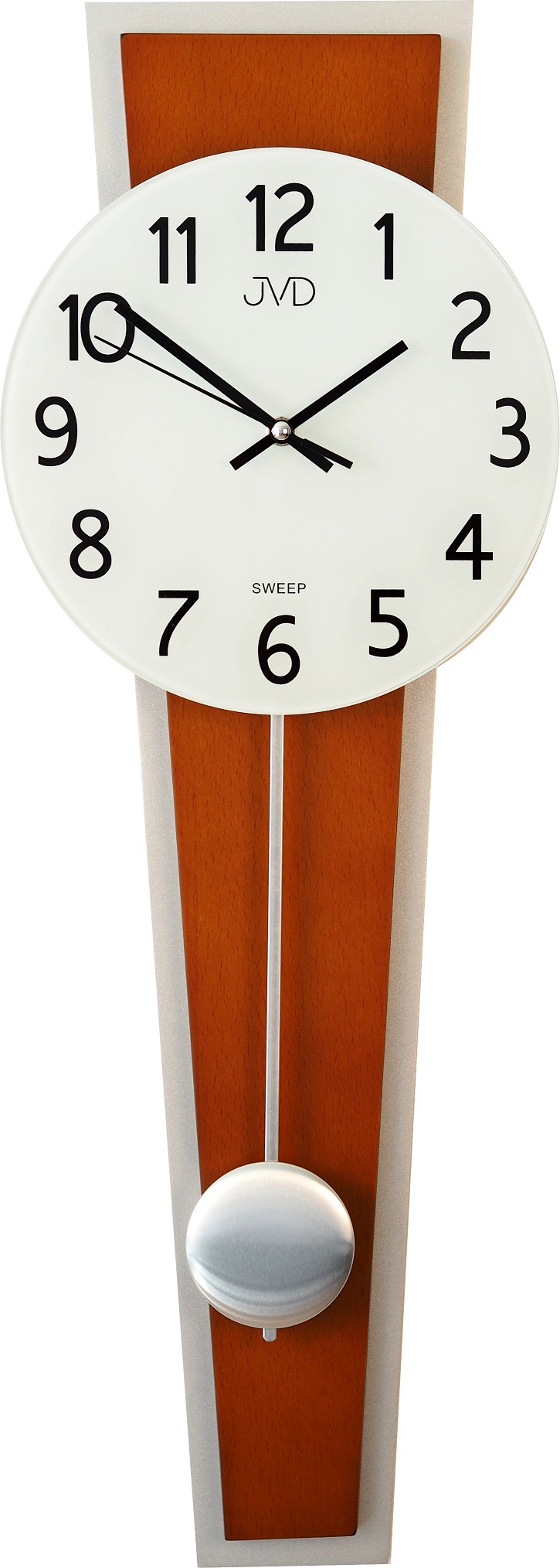 Dizajnové kyvadlové nástenné hodiny Jvd NS17020 41, 63cm