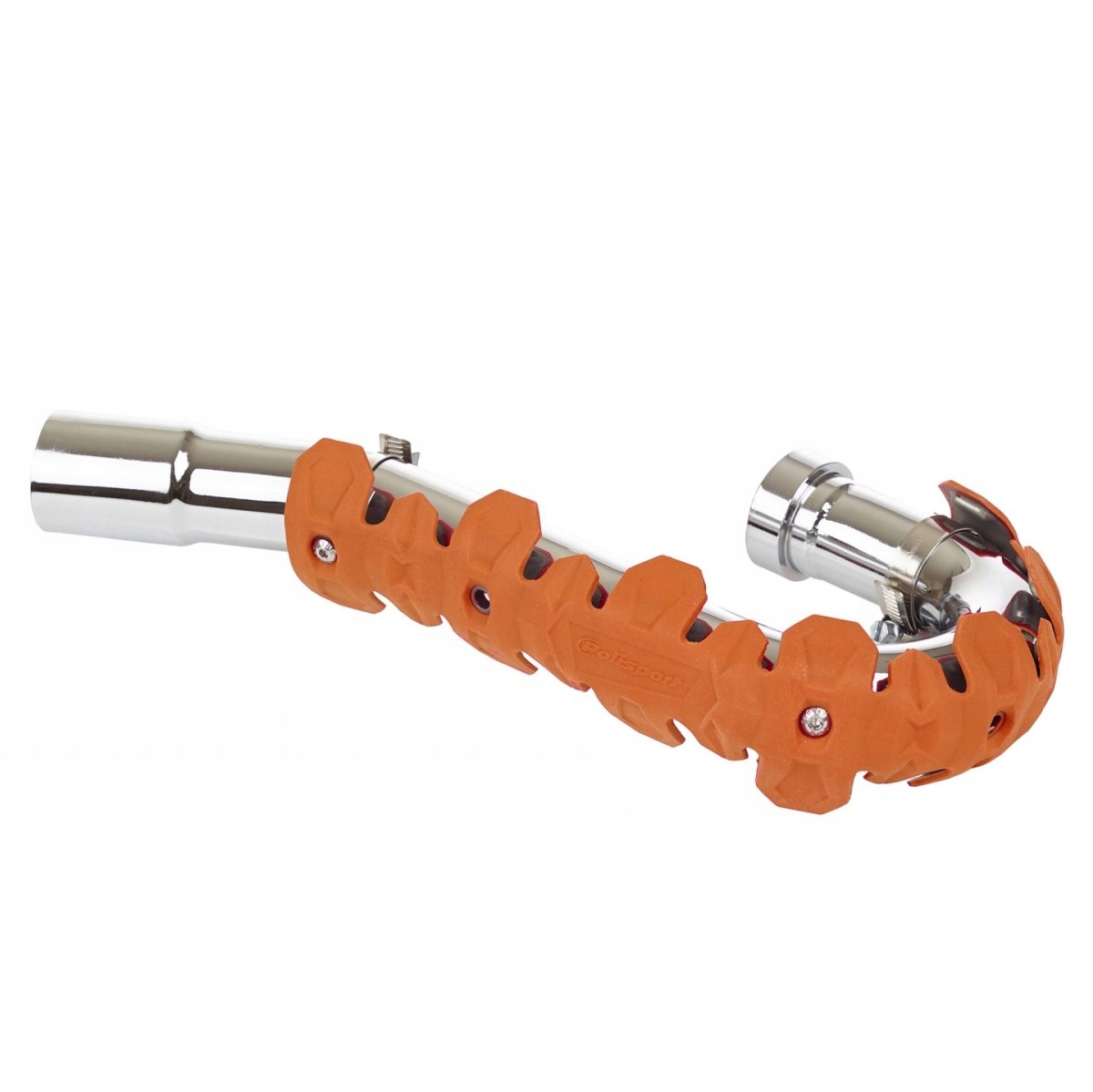 Polisport Krytka Výfukového Potrubia (4T) Krátka 22 CM, Oranžová Farba