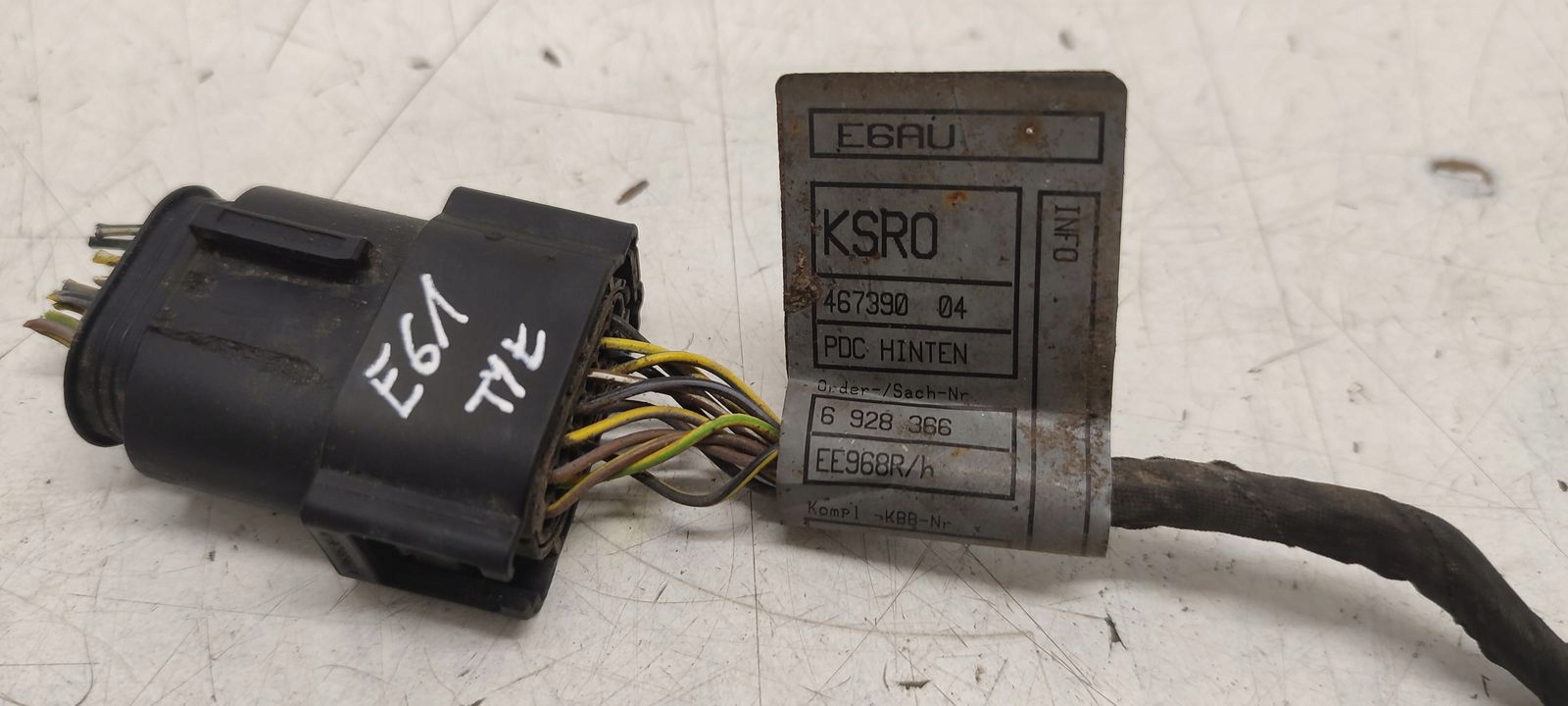 bundle wiring PDC rear part BMW E61 2,5D
