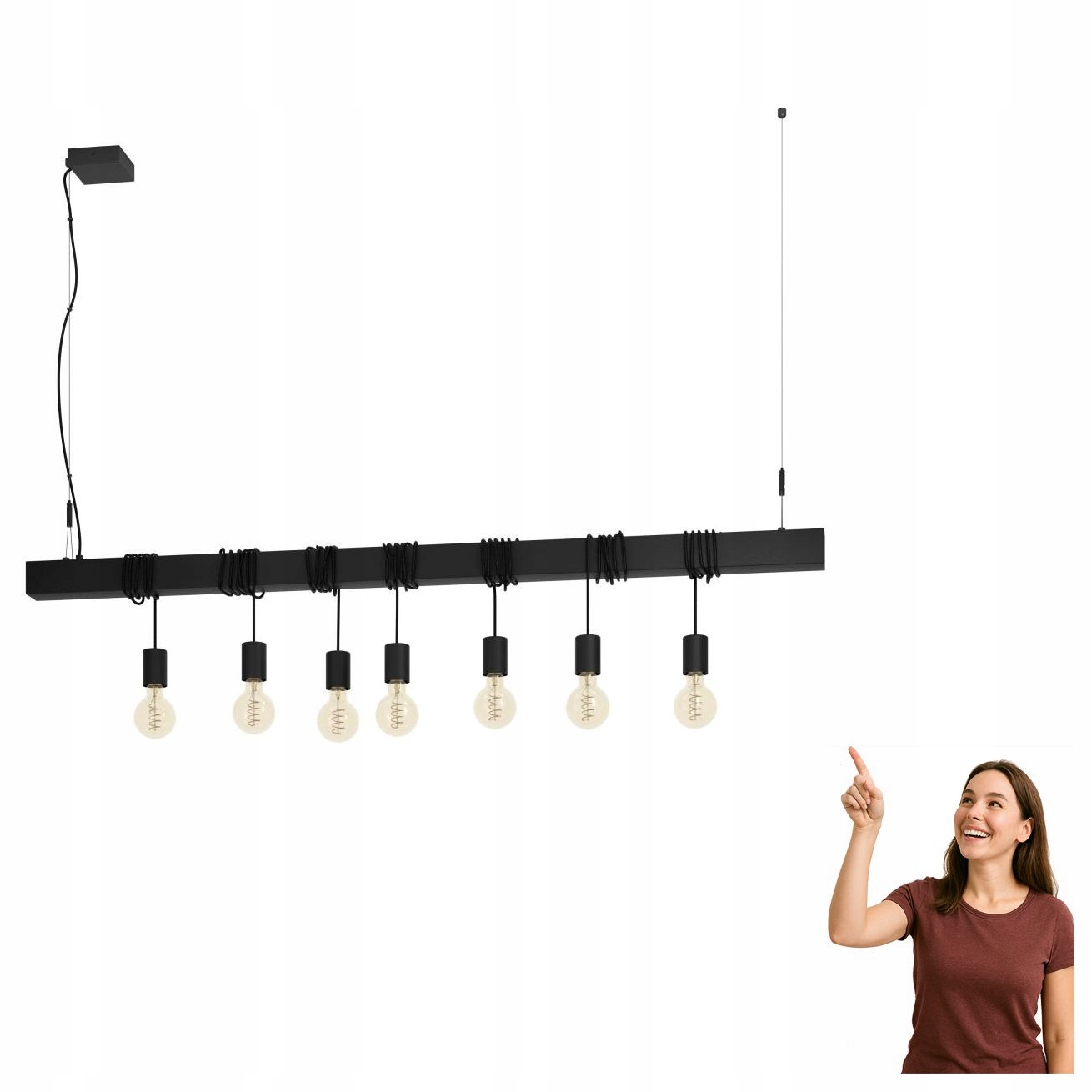 Závěsná lampa Townshend-b 39938 Eglo