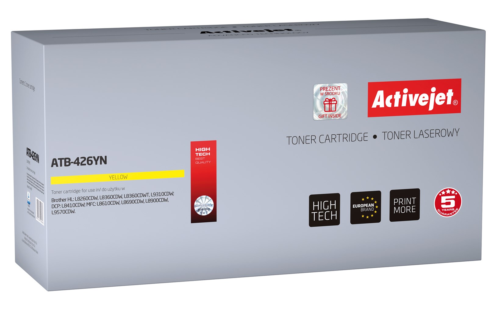 Toner Activejet Brother ATB-426YN TN-426Y HL-L8360CDW MFC-L8900CDW 6500str