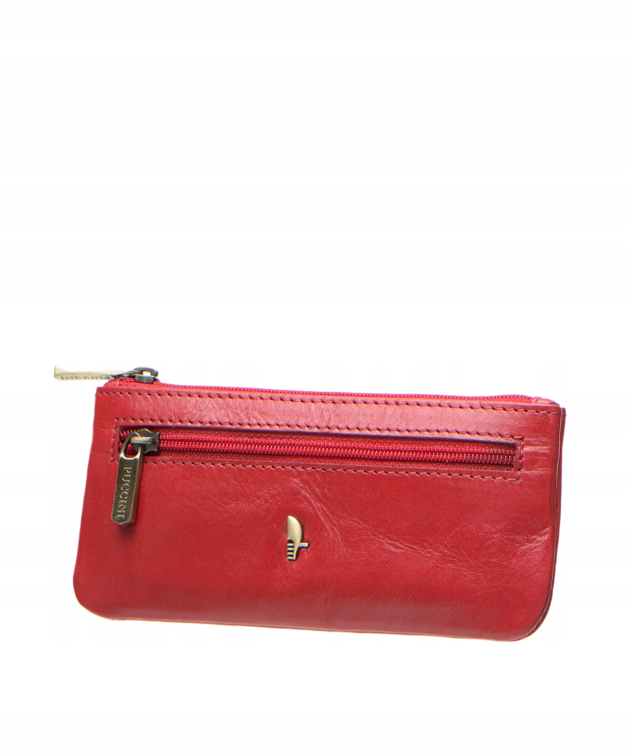 Etui Na Klucze Skórzane Czerwona PUCCINI MU309-3E