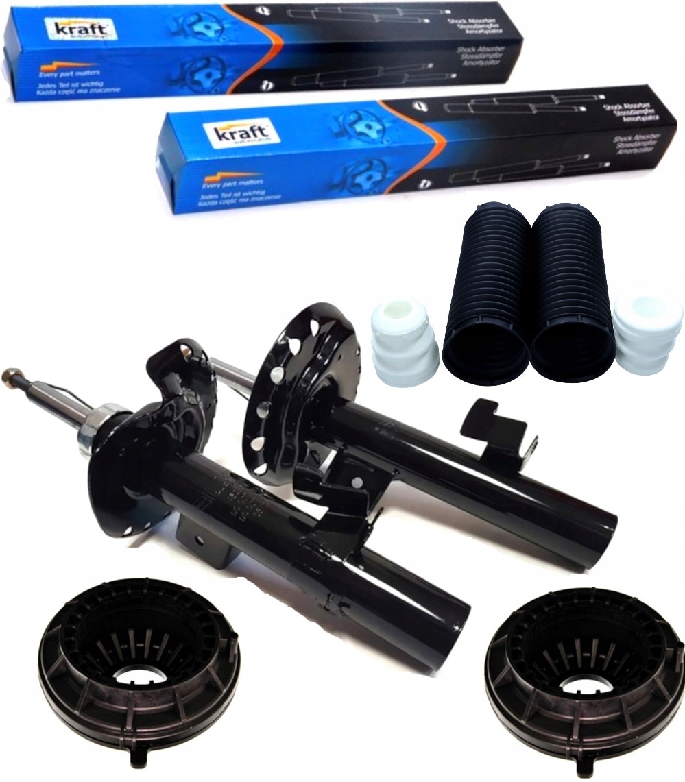 AMORTYZATORY ODBOJE ŁOŻYSKA PRZÓD FORD MONDEO MK4 IV S-MAX GALAXY II