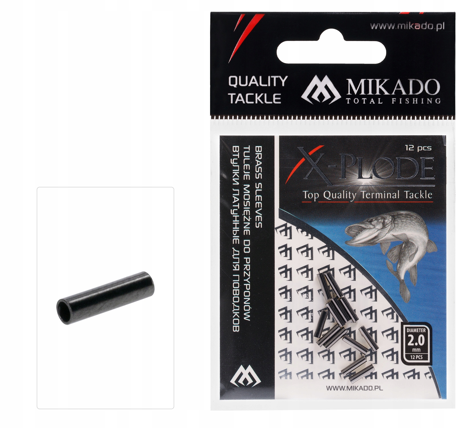 Mikado Tuleja Mosiężna 1.6 mm op.12szt