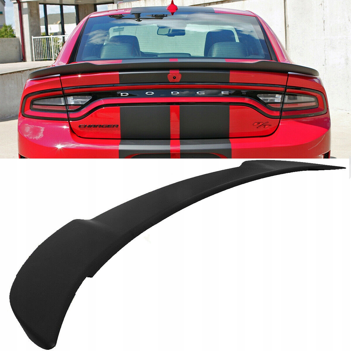 SPL-CHG15BKHC-RS - DODGE CHARGER SRT HELLCAT 2015-2021 СПОЙЛЕР ЗАКРИЛКА