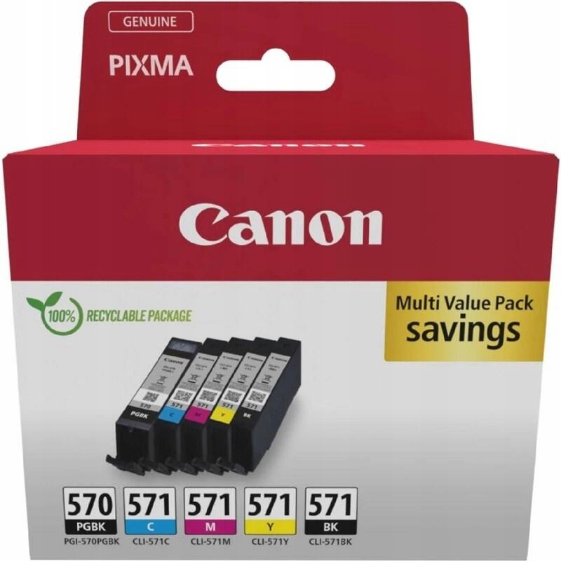 Canon PGI-570/ CLI-571 Pgbk/ C/ M/ Y/ Bk Multi 0372C006