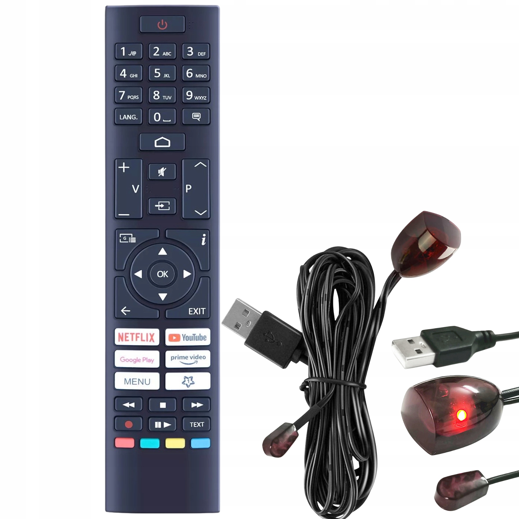 Dálkový Ovladač Pro Tv Jvc Toshiba CT-8564 Ir Kabel TVQ43X852GWEB