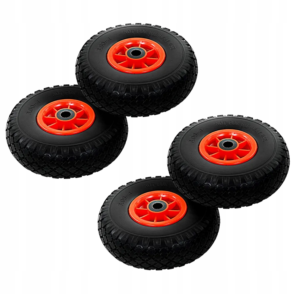 Petrashop Kola k rudlu 4 ks solidní Pu 3.00-4 (260 x 85) 142972