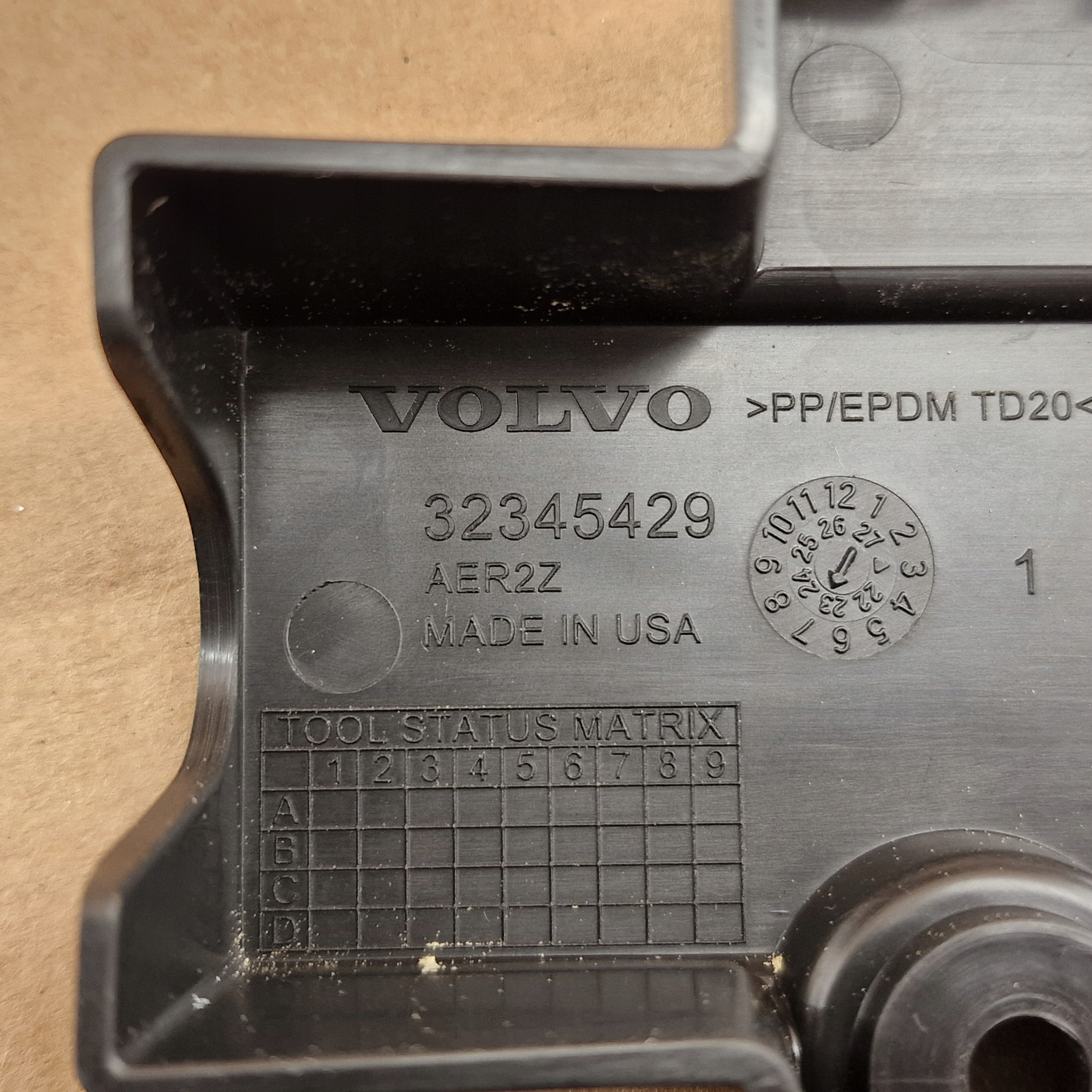 Abdeckung Blende Abdeckung der Stoßstange vorne heck VOLVO EX90