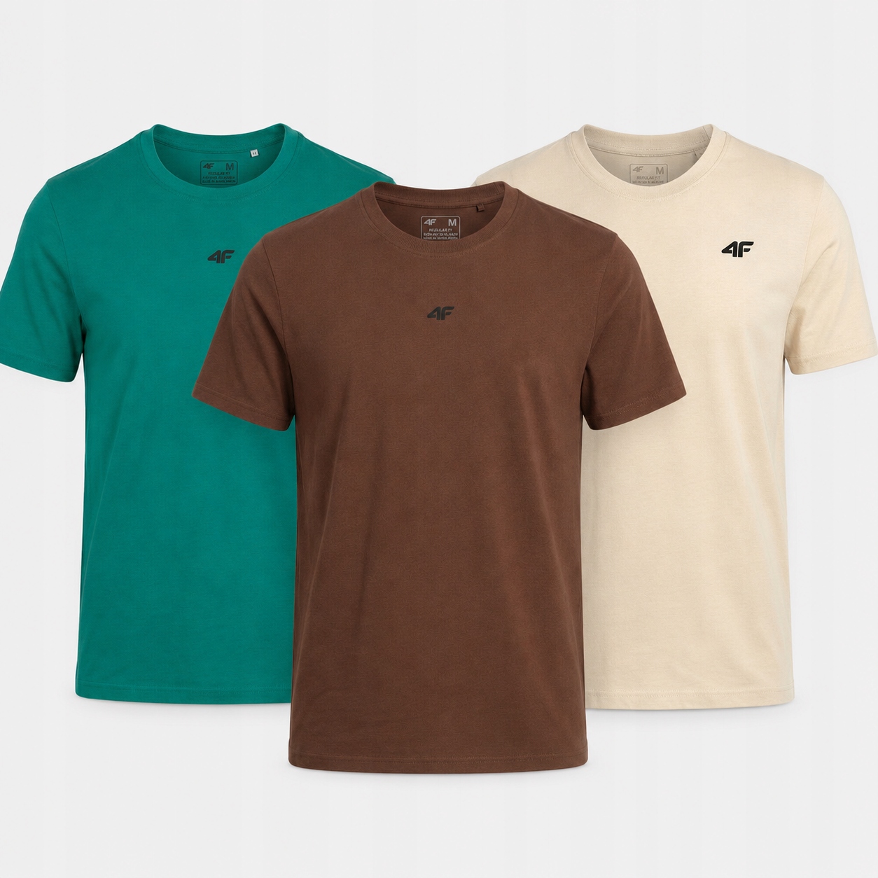 Komplet Pánských Triček 4F Sada Triček 3PACK 3XL