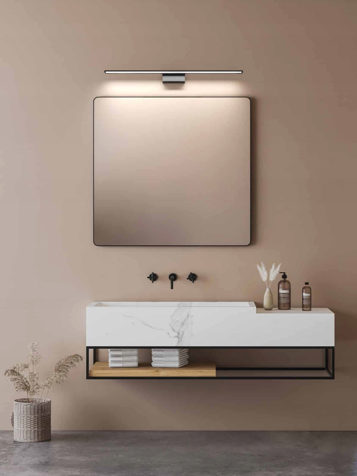 Luxusní osvětlení koupelny Luce Parette Cromo Old Gold 62 Cct IP44