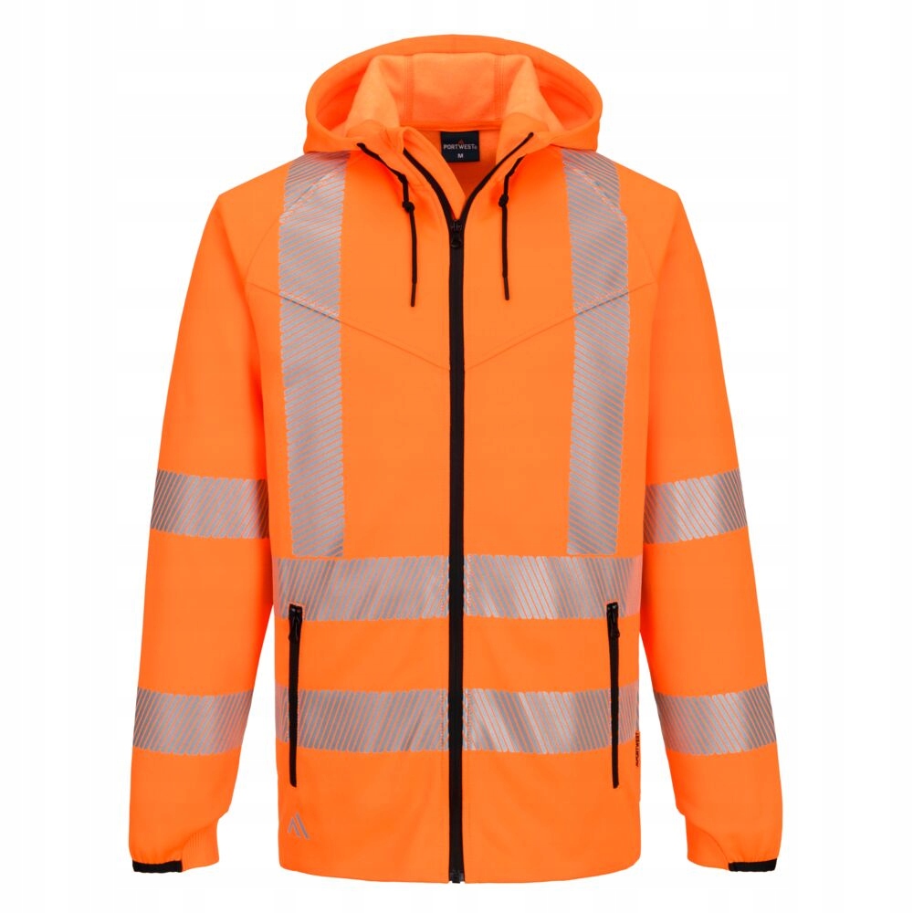 Mikina KX3 Sport Hi-Vis rozepínací reflexní vel. XXXL Oranžová R