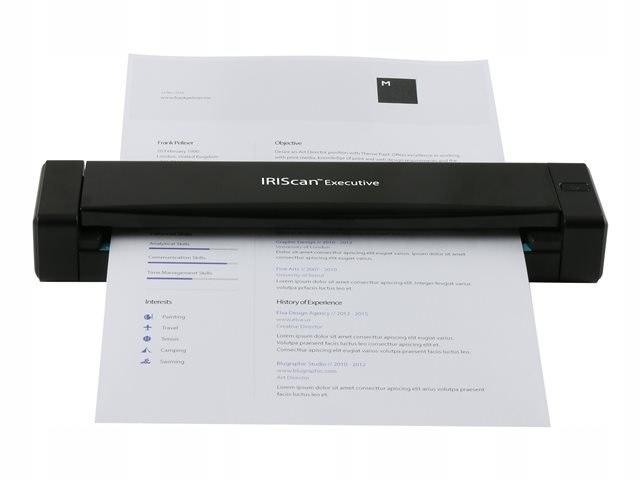 Iris Executive 4 Sheetfed scanner Usb 2.0 600 dpi x 600 dpi