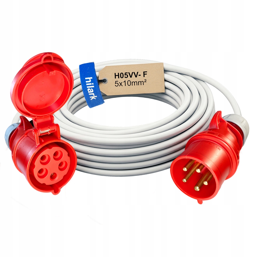 Predlžovací Kábel elektrický 32A polvinit Owy H05VV-F 5x10 zosilnený 25m