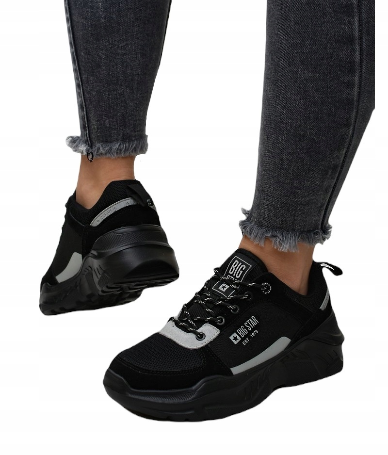 

Sneakersy damskie Big Star JJ274289 Czarne 41