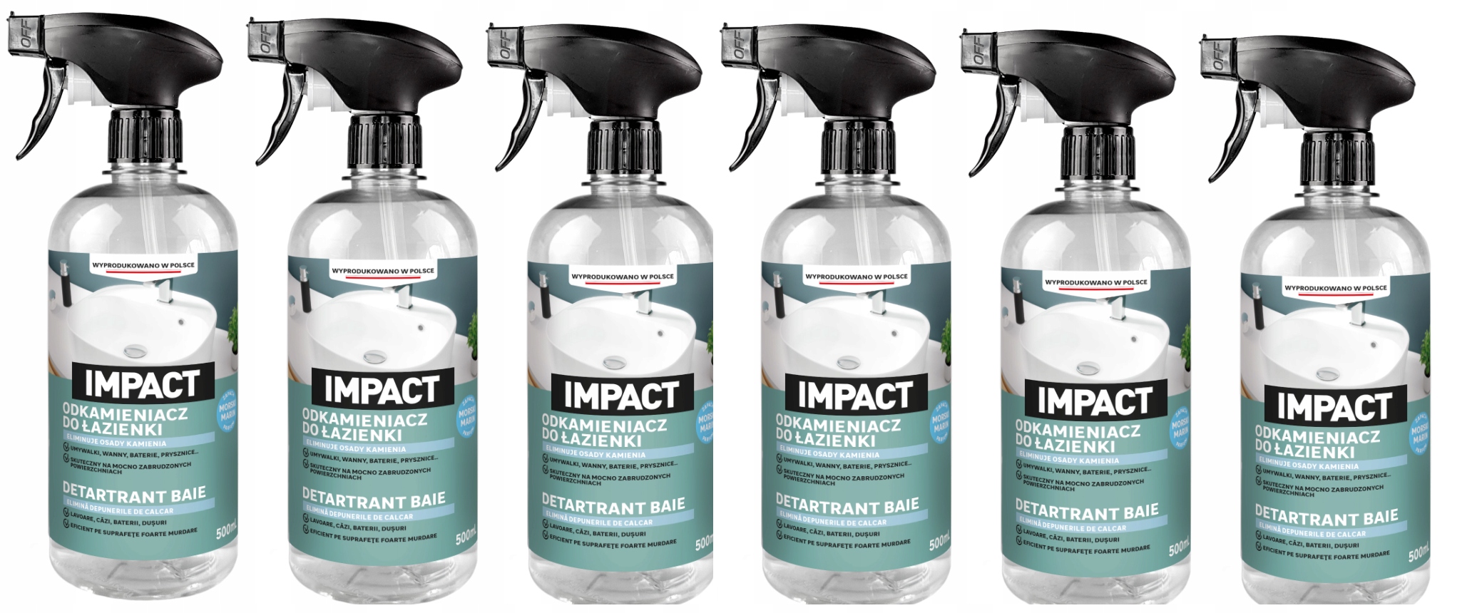 6x Sanitární odvápňovač 0.5 l impact