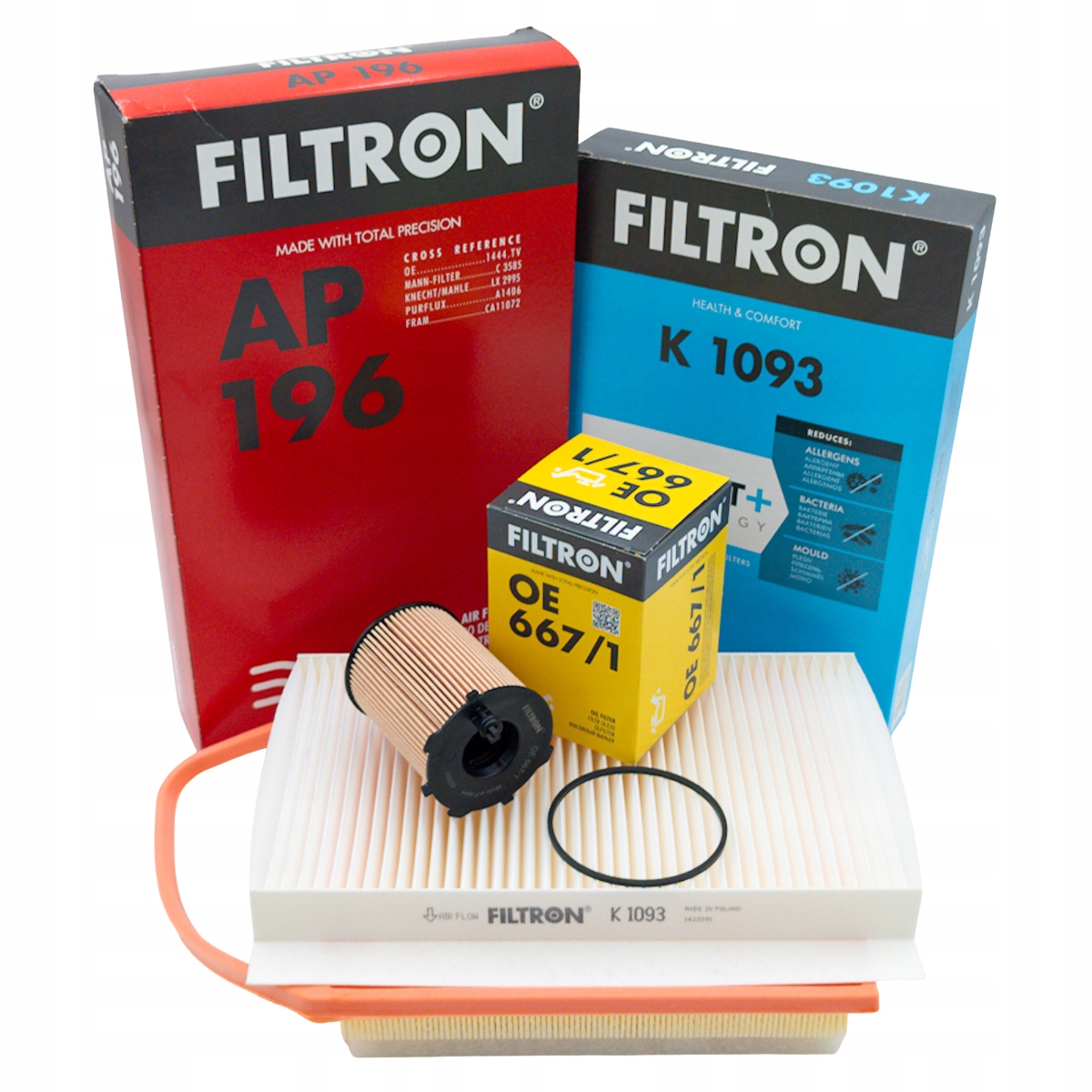Sada filtrů Citroen C3 C4 DS4 Peugeot 308 CC Sw 1.6 HDi Filtron x3