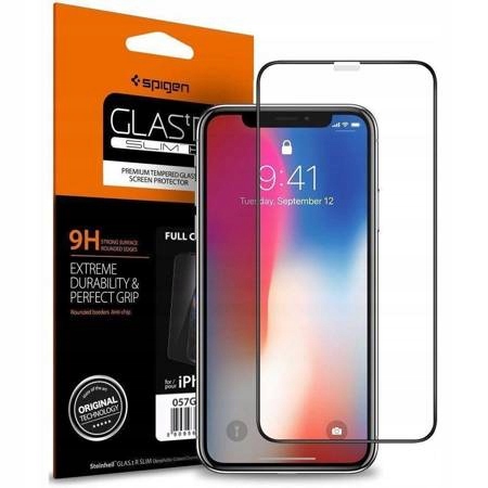 Фото - Захисне скло / плівка Spigen Szkło Glass Fc iPhone 11 Xr czarne 