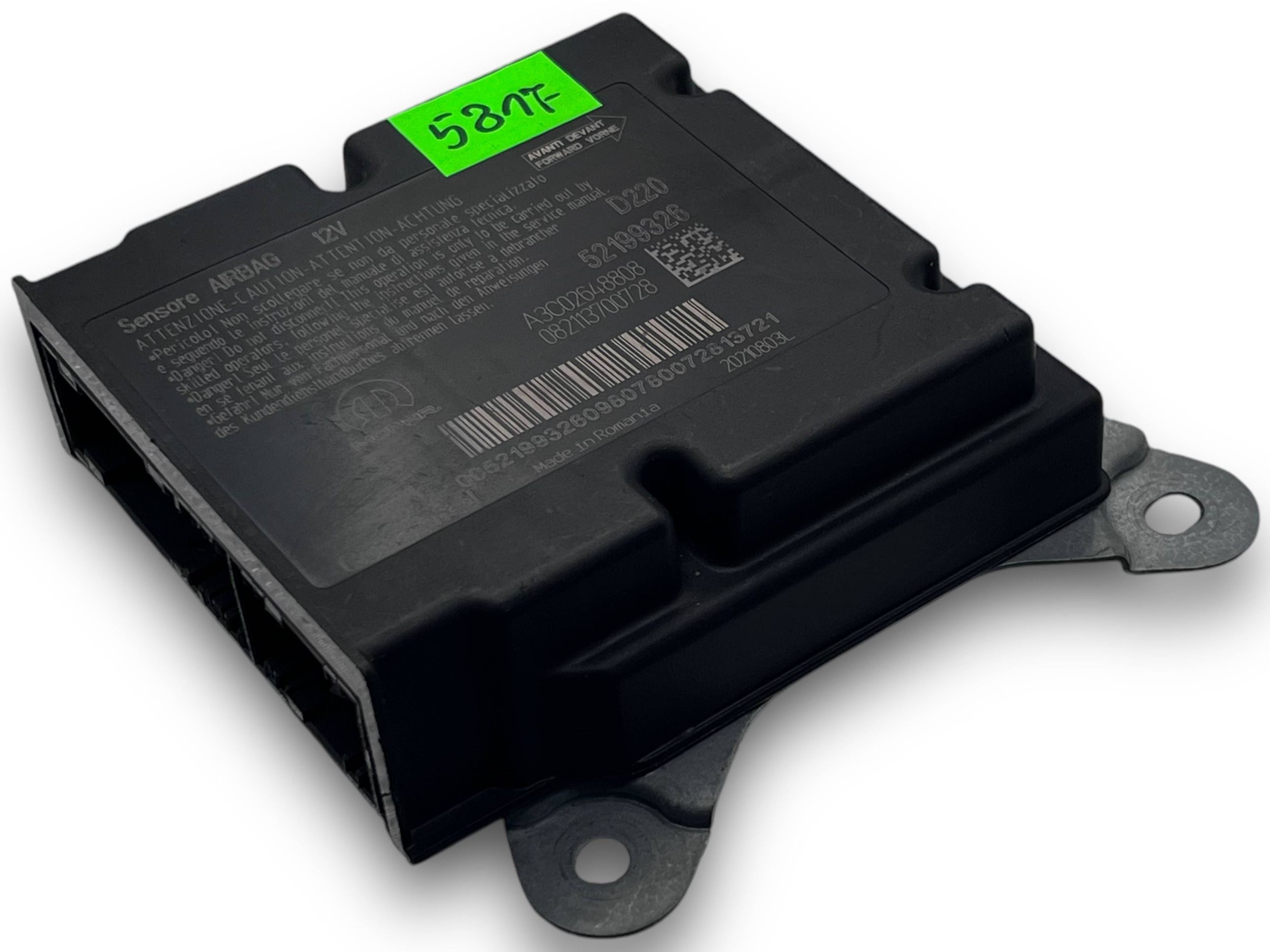 FIAT 500 control unit module airbag 52199326 @M