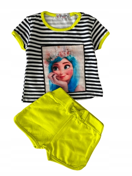 

Komplet dziecięcy Kraina Lodu koszulka szorty 104