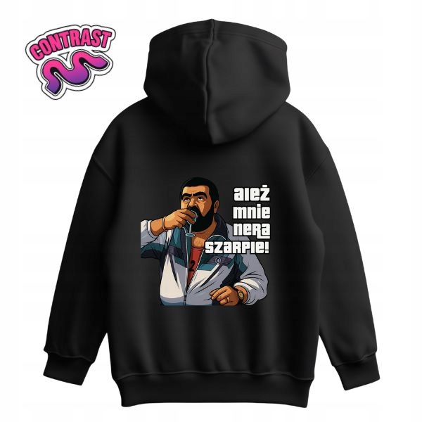 Mikina Černá Klokanka Vtipný Dárek Klier Klasik Ale Mě Nera Trhá