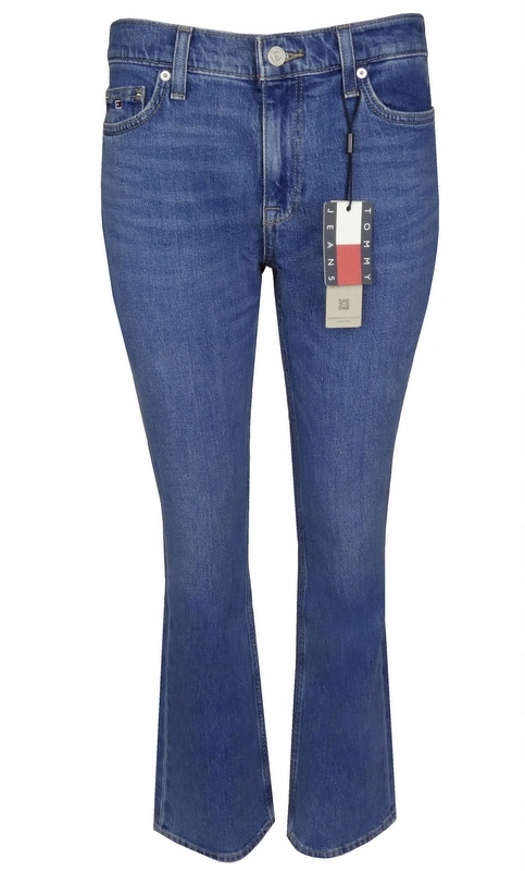 Tommy Jeans dámské kalhoty Maddie, bootcut, modré, 31/30