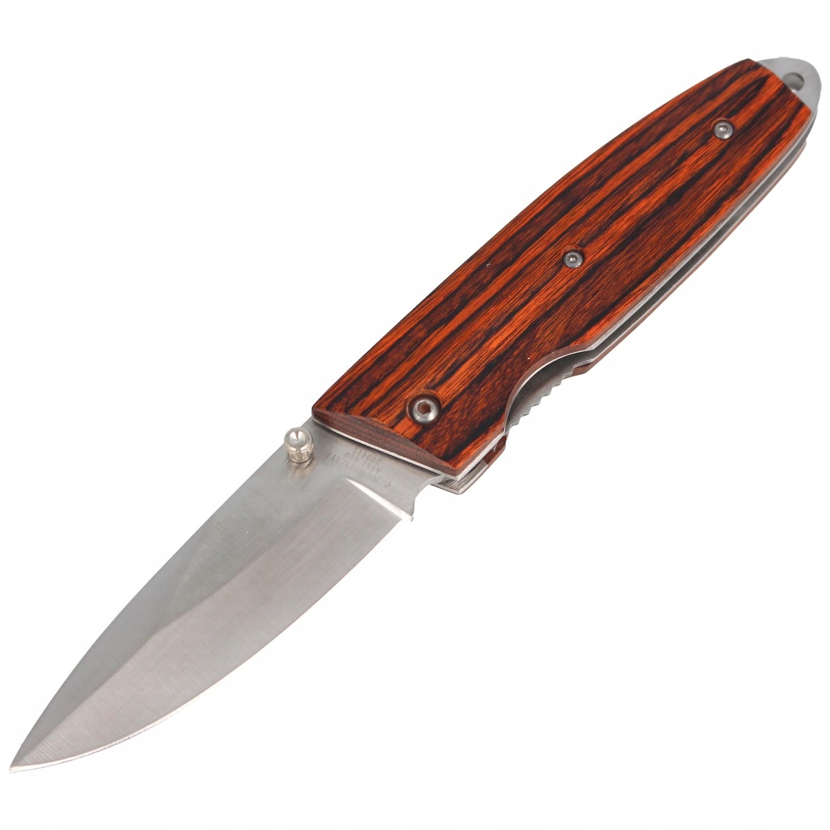 Nóż składany Herbertz Solingen Pakkawood Drop Point 82mm