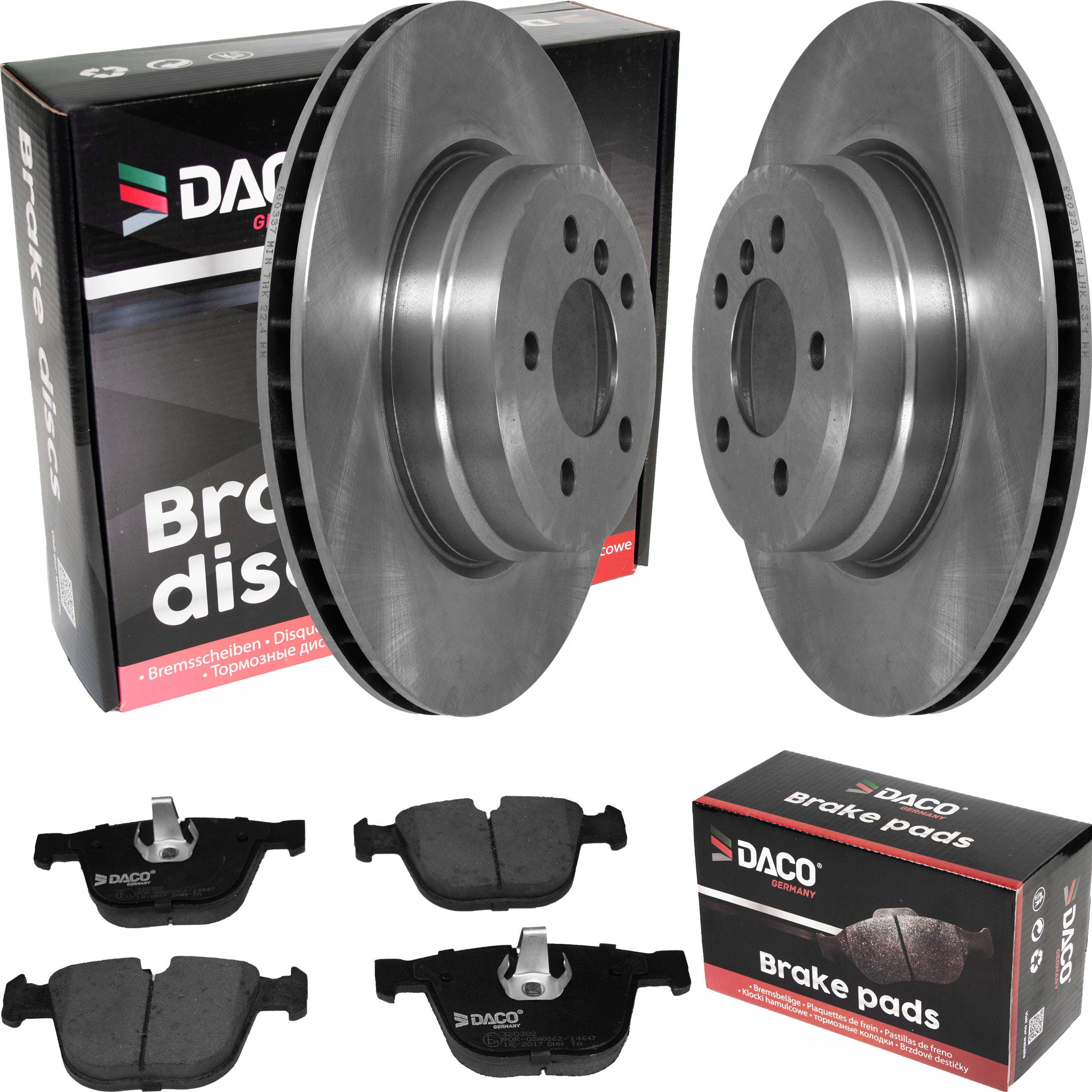 600337 - Диски і колодки Daco BMW X5 E70 07-345x24 V задній