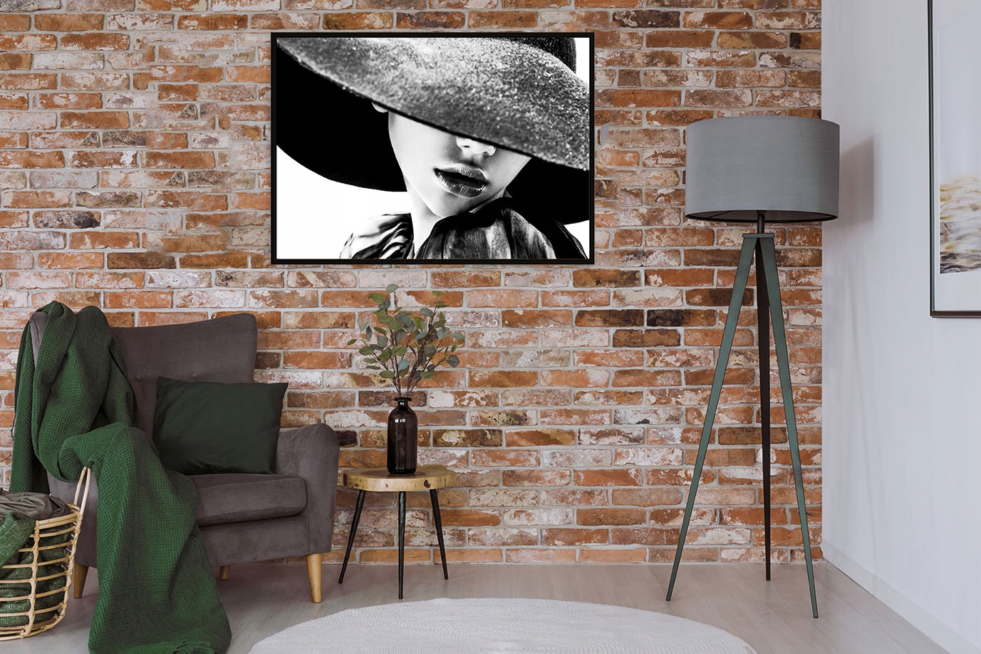 OBRAZ PLAKAT W RAMIE 53x73 cm Dziewczyna P900 Szerokość produktu 53 cm