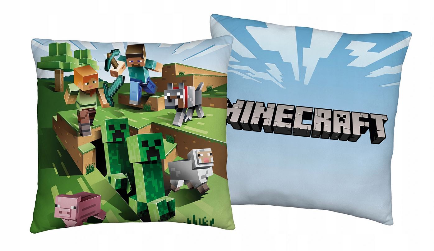 

Poduszka Jaś 40x40 Minecraft Gamer Gracz Fortnite