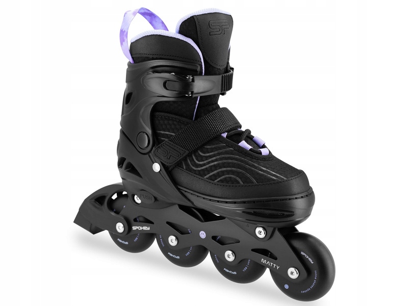 Rolki Spokey Matty (rozmiar 39-42) Czarno-fioletowy