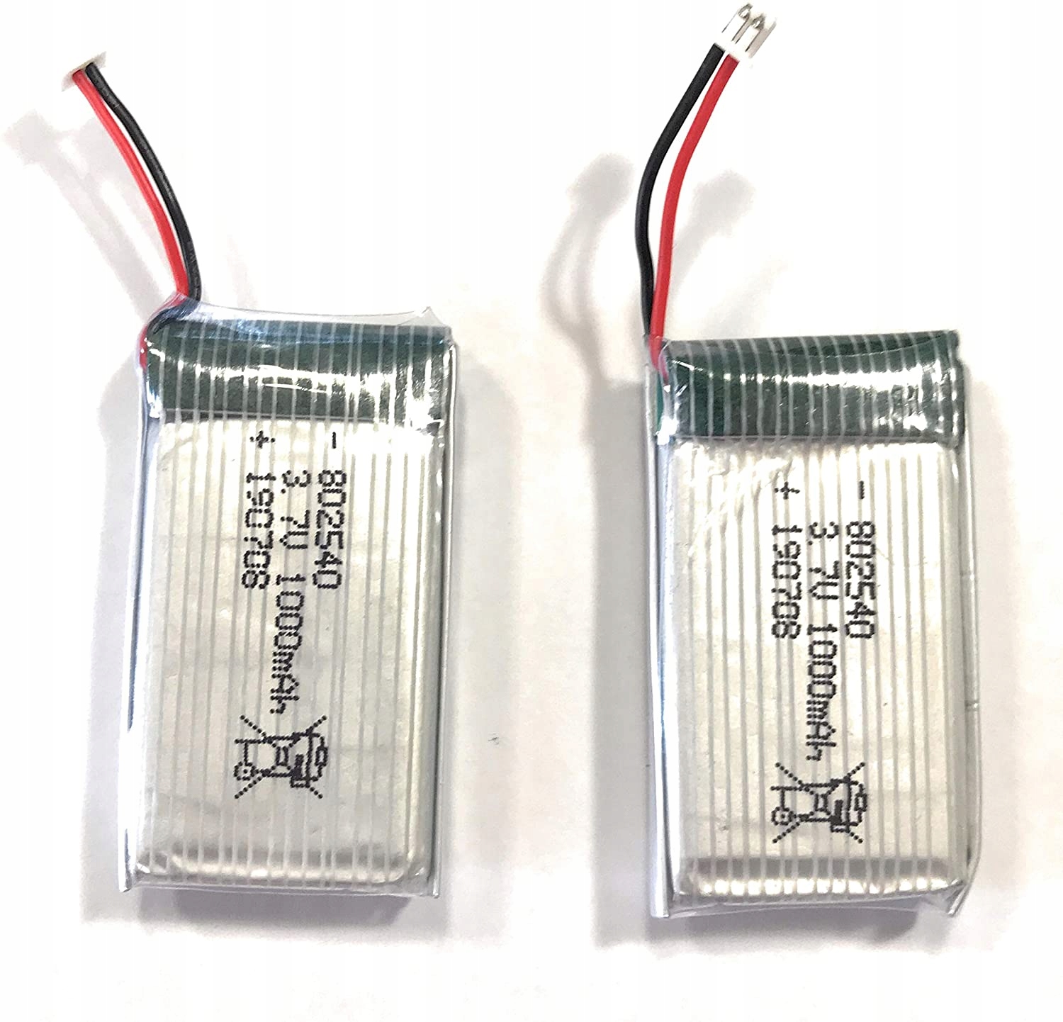 Zestaw 2 Akumulatorów Litowych 3.7V 1000mAh 802540 Do ESP32