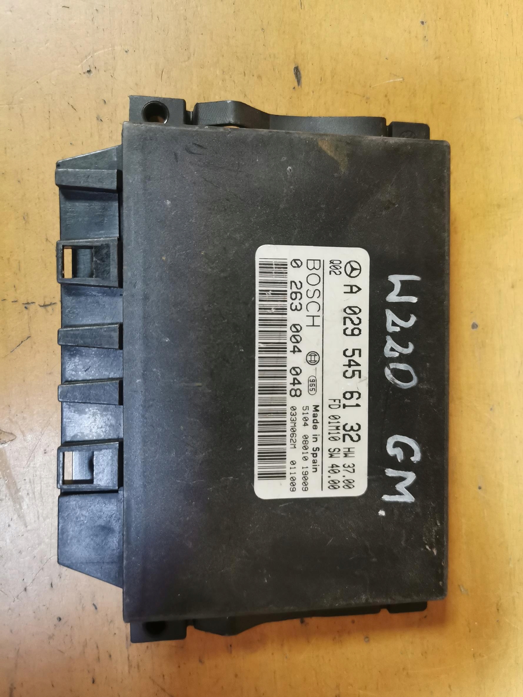 control unit PDC MERCEDES s-class W220 A0295456132