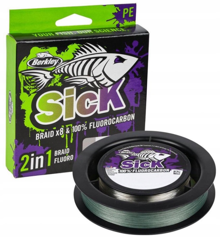 Šňůra Berkley Sick 0,08 mm Fluorocarbon