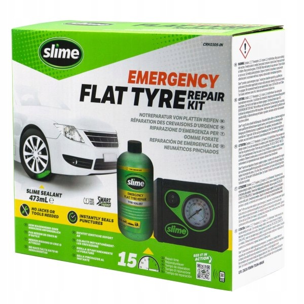 Slime Náhradné Koleso – Sada Smart Spair (tesniaca Kompresor)/ Slime