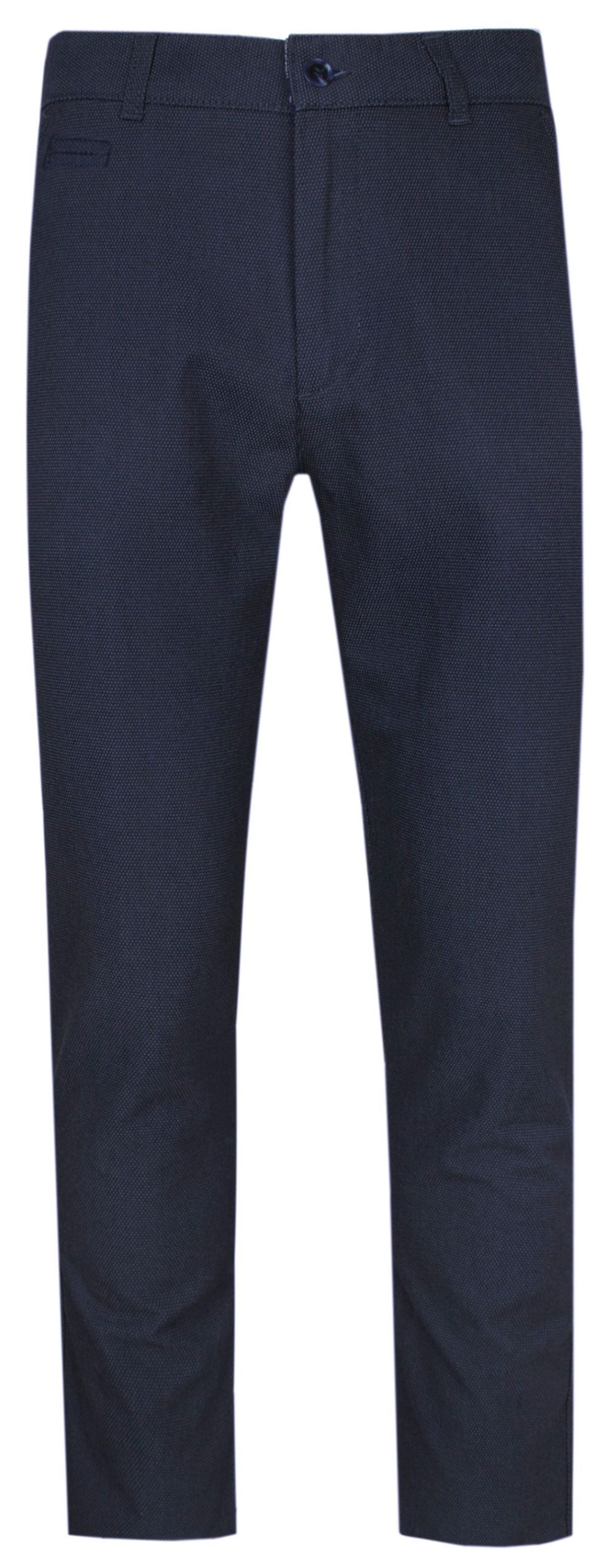 Pánské kalhoty Rigon Zúžené nohavice Tmavě modré 38/32