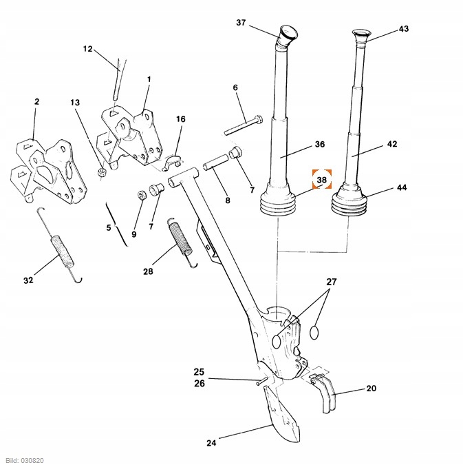 Amazone guma dolna przewodu nasiennego 3093300 Numer katalogowy części 3093300