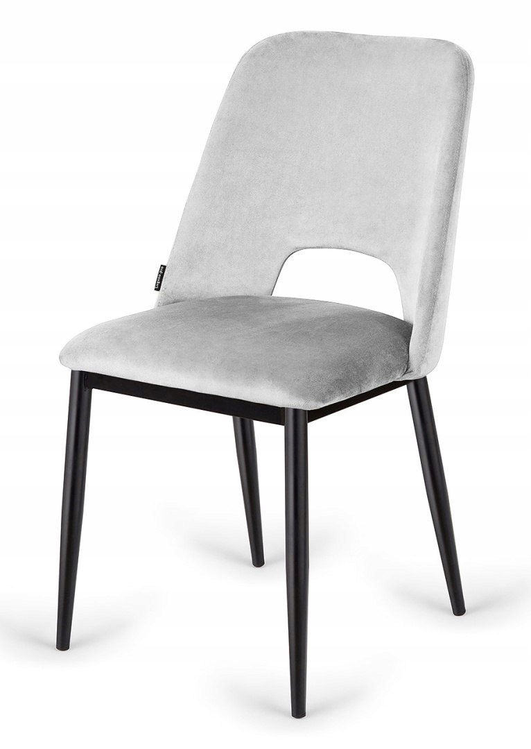 Čalouněná židle Goti Light Grey Velvet Lugano