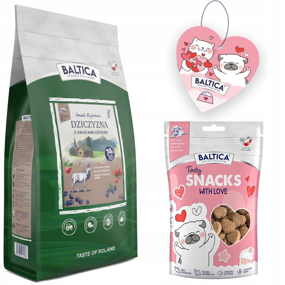 Baltica Příchutě Regionů Zvěřina S Lesními Plody Xs/s 9 kg Malé Plemena