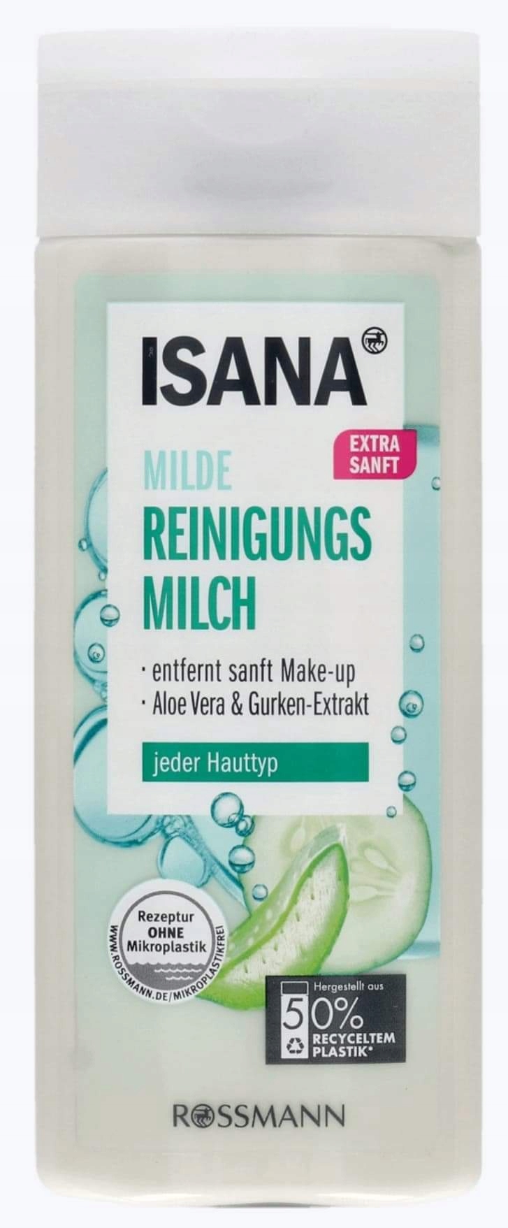 ISANA Łagodne Mleczko do Demakijażu Aloes Ogórek