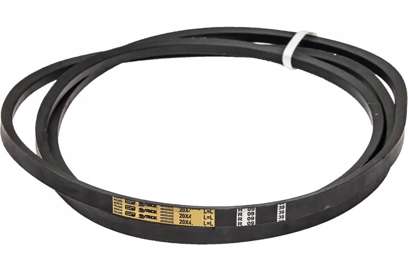 Klínový řemen nahrnovače motovidlí Bizon 20x12,5x4260 20x4260 Stomil Žlutý