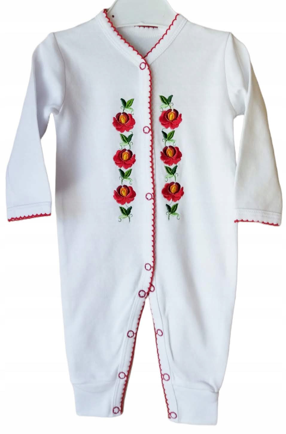 

Pajacyk niemowlęcy 62 Wyszywanka Rampers Haftowany