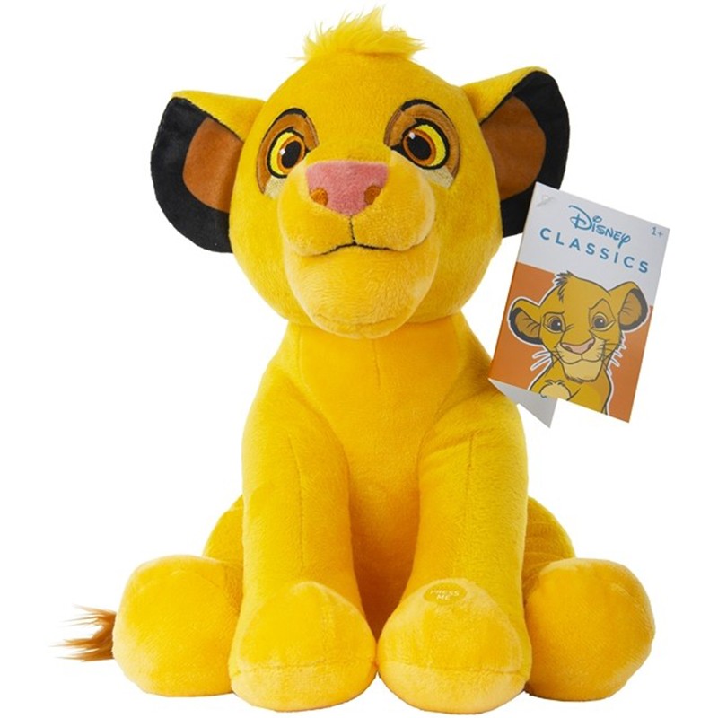 SIMBA KRÓL LEW PLUSZOWA MASKOTKA Z DŹWIĘKIEM 28CM