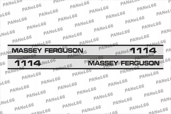 MF1114v2 - Набор наклеек MASSEY FERGUSON 1114-вариант 2