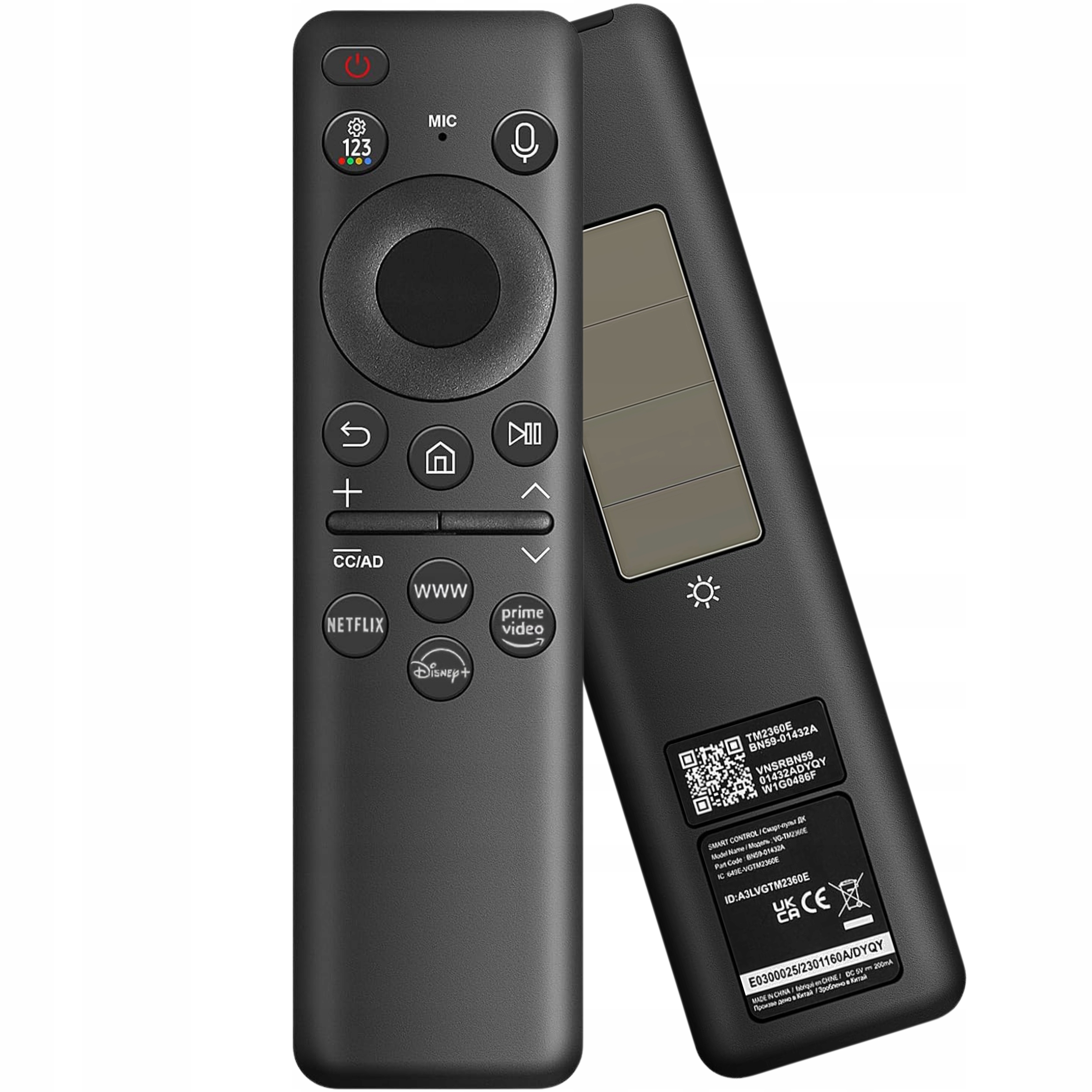 Dálkový Ovladač Pro Samsung Smart Tv BN59-01432A Usb-c Nabíjení