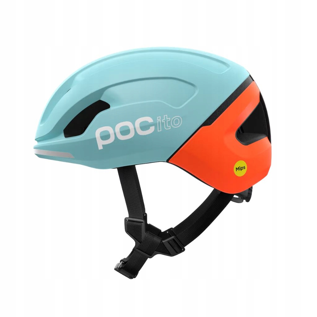 Dětská cyklistická přilba Poc Pocito Omne Mips blue matt/orange matt Xs
