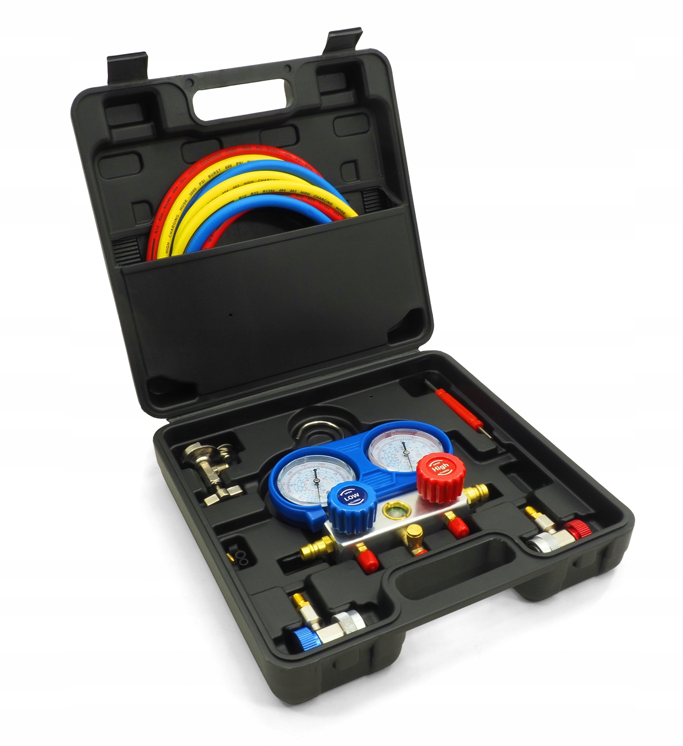 Tester pro kontrolu těsnosti klimatizace R134A R410A R22 Kufr 134