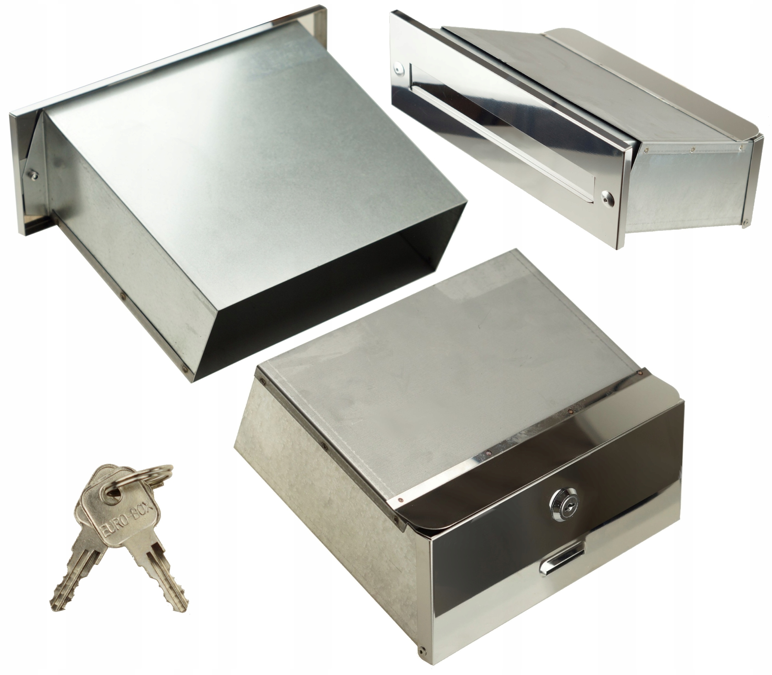 Poštovní Schránka Pro Zazdění Průchozí Inox