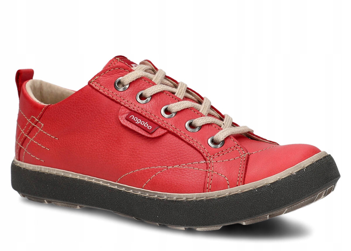 Nagaba 243 Červený Rustic Dámské Polobotky Velikost 40